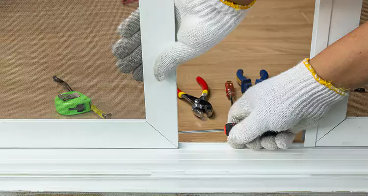 Sliding Glass Door Off Rails Repair in Lake Butler, FL